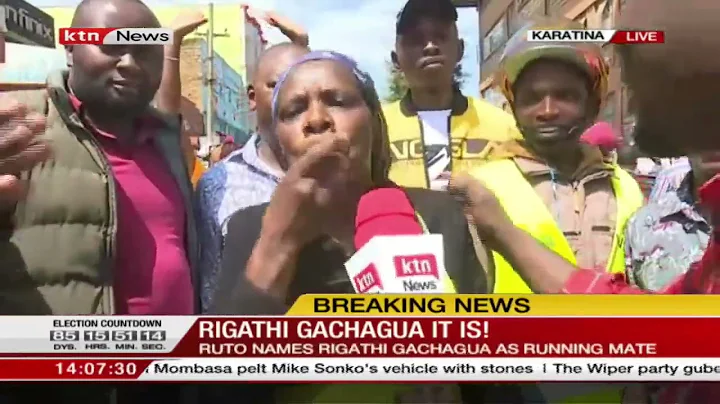 Rigathi Gachagua it is!: Karatina residents react after Gachagua is named as Ruto’s running mate