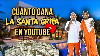 💰CUÁNTO GANA LA SANTA GRIFA EN YOUTUBE 2021 💰🤑