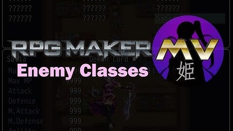 RPGMaker MV: Enemy Classes