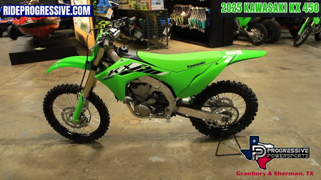 New 2025 Kawasaki KX450 Dirt Bike For Sale In Sherman, Texas