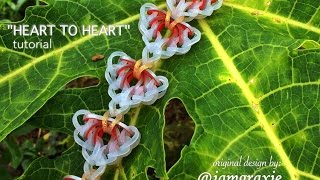 HEART TO HEART Hook Only bracelet tutorial