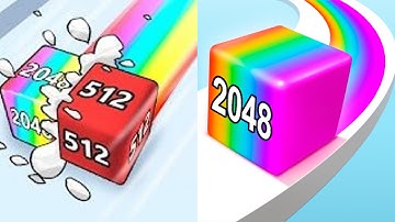 Jelly Run 2048 Lv 35 - 42 - Gameplay Walkthrough android,ios