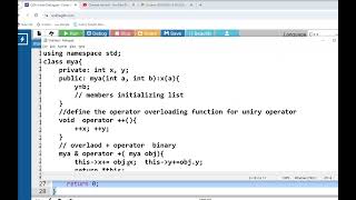 v22  CPP operator overloading shift , == , !=, less than operator