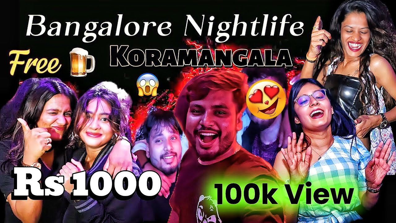 Bangalore Nightlife first experience 😱 | Koramangala nightclub 🤯 ​⁠​⁠@Munasking