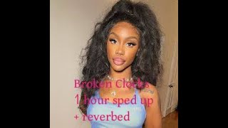 SZA Broken Clocks 1 hour (sped up, pitched, reverbed)