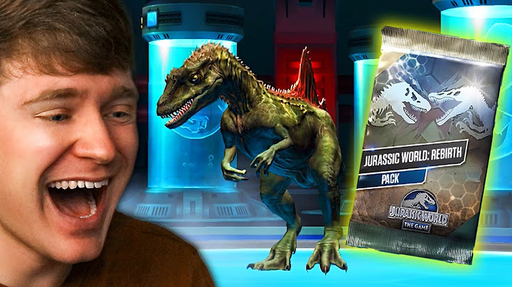 CONCAVENATOR THIRS EVOLUTION & REBIRTH PACKS! - Jurassic World The Game