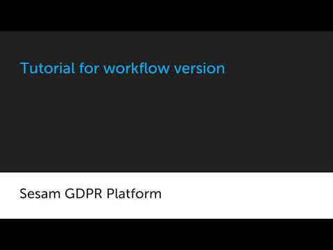 Sesam GDPR Platform