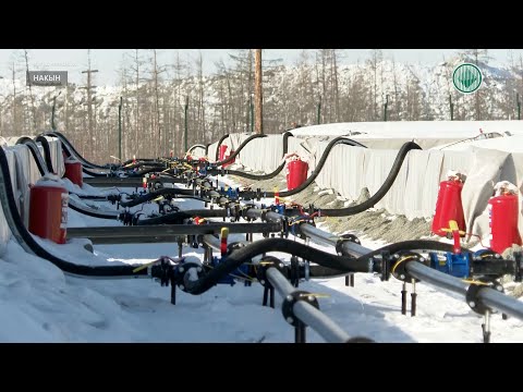 В Накыне установили мягкие резервуары для дизельного топлива