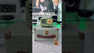 A little retro touch to my workspace 🎶 OTR Metal Retro Radio Speaker