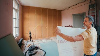 Chateau Master Suite - Insulating and building new walls