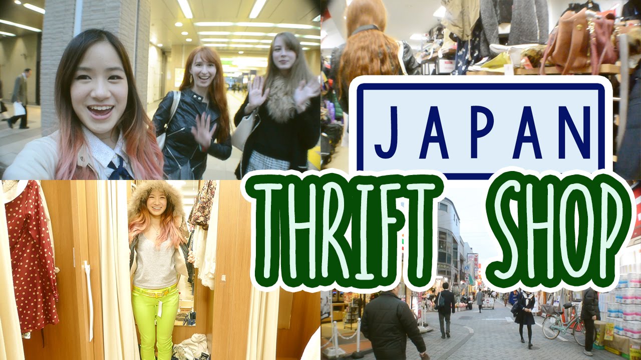  Japan  Vlog Thrift  Shop  in JAPAN  Thrift  Shop  HAUL 