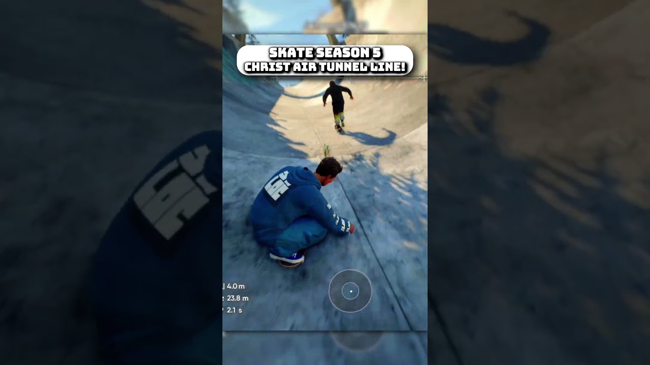 Skate Season 5 Christ Air Tunnel Line! ✟🛹  #skate #skate4 #extremesportsgame