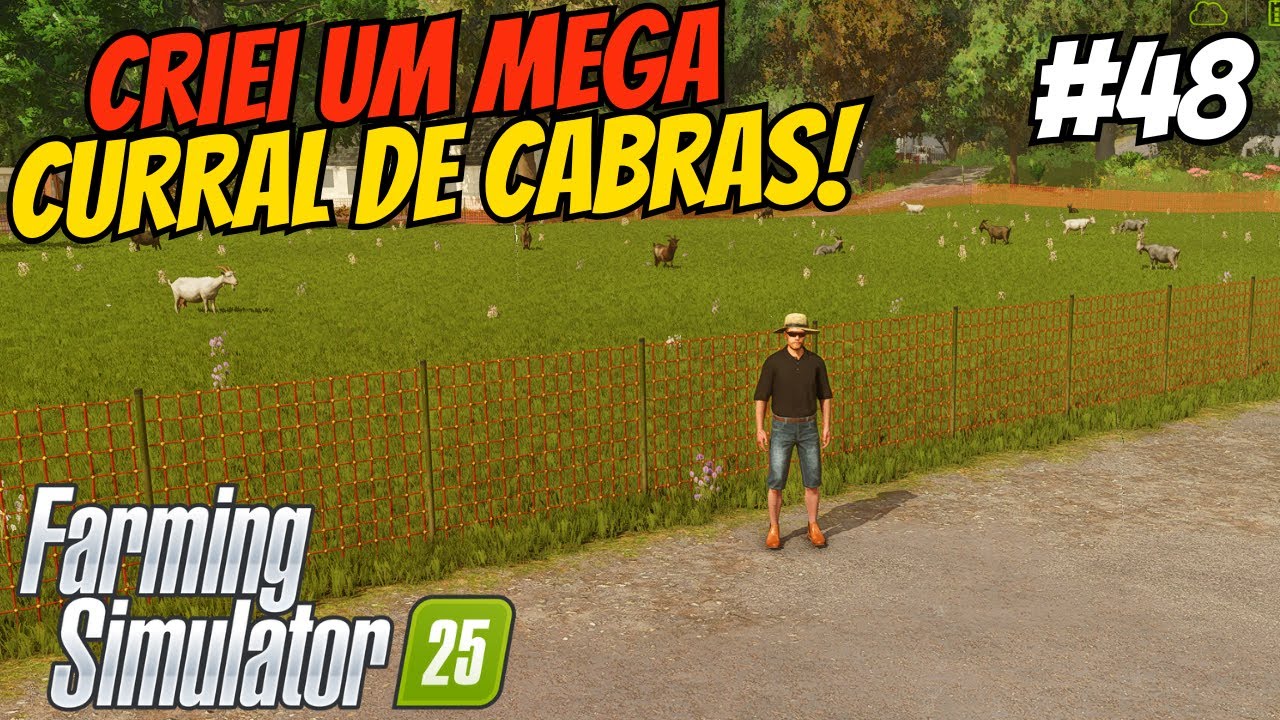 INCRÍVEL: Fiz um Mega INVESTIMENTO em CABRAS no Farming Simulator 25! Locuragens Rurais #48