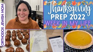 Thanksgiving Week in My Life | Thanksgiving Prep | Orthodox Jewish Mom (Jar of Fireflies)