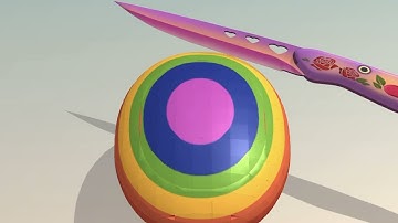 ASMR Cutting Game! Relaxing Sounds! Satisfying ASMR Cutting Video #15