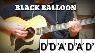 Black Balloon Open Tuning Acoustic cover Goo Goo Dolls