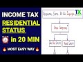 Residential Status One Shot Revision | Income Tax Full Chapter for B.Com/BBA | TaxXplain | Hindi 