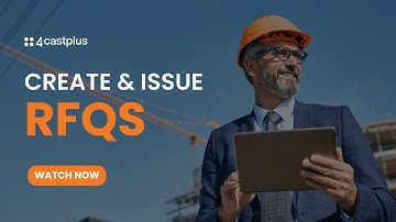 Create and Issue Requests for Quote in 4castplus