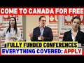 Fully Funded Conference In Canada 2024  Free Airfare, Accommodation,   Visa Help: Apply Now!!