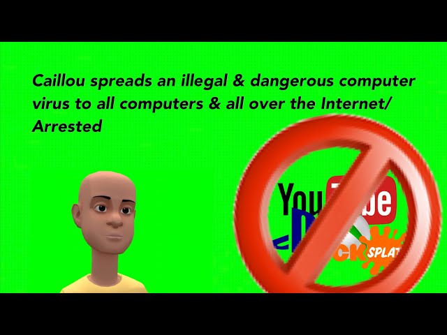 Caillou downloads Bonzi Buddy on the school's computer/ Suspended 