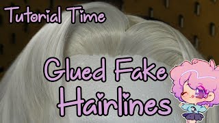 Fake Glued Hairline Tutorial for Cosplay