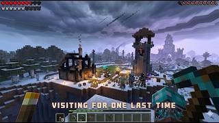 The End of an Era: Saying Goodbye to My Survival World 😭Minecraft #SurvivalWorld #Goodbye #Nostalgia