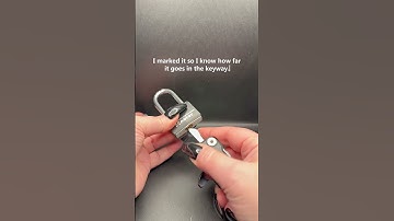 😳 Covert Companion Pro Comb Pick VS 40mm Masterlock Padlock #lockpicking #shorts #howto