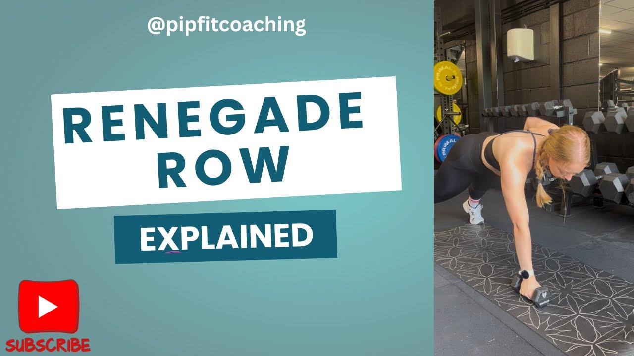 Renegade Row Explained || Renegade Row Tutorial || Core Stability || Back Workout || Renegade Row