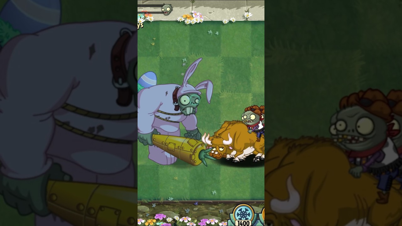 Зомби-бык против Весеннего Гаргантюара / Растения против зомби 2