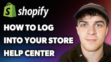 How to Log Into Your Shopify Store  Shopify Help Center