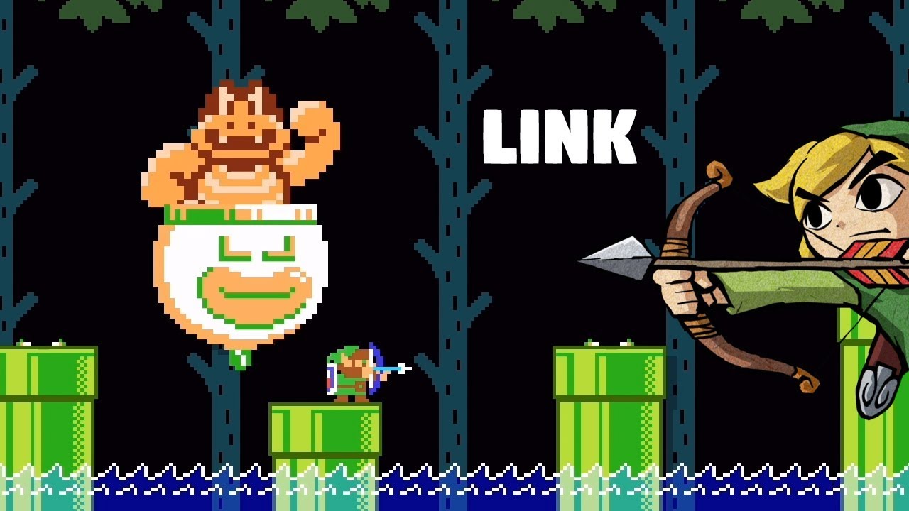 EL PODER DE LINK EN SUPER MARIO MAKER 2 - YouTube