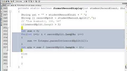 Java GradeBook App 04