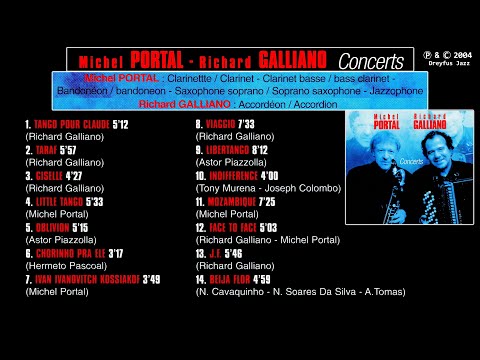 Michel PORTAL - Richard GALLIANO: 4 tracks from the album 