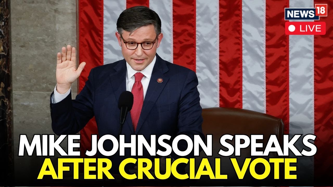 Speaker Mike Johnson Speaks After Key House Vote on Senate Amendment to H.R. Bill | LIVE N18G