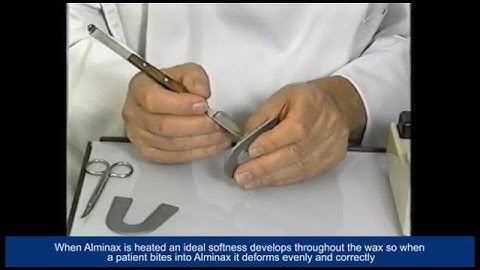 Alminax the bite registration of choice