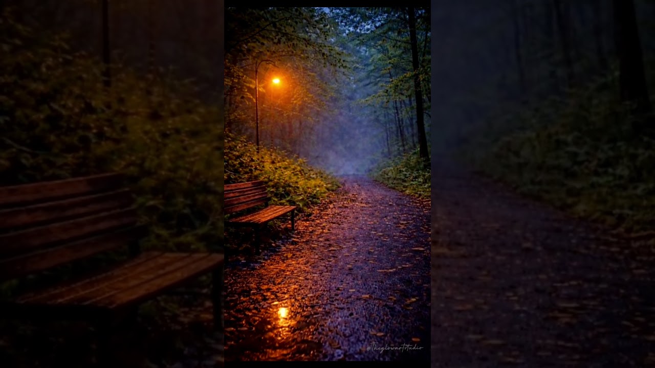 Calm Dark Night Forest Wallpaper 🌙 | Minimal Aesthetic Mobile Background