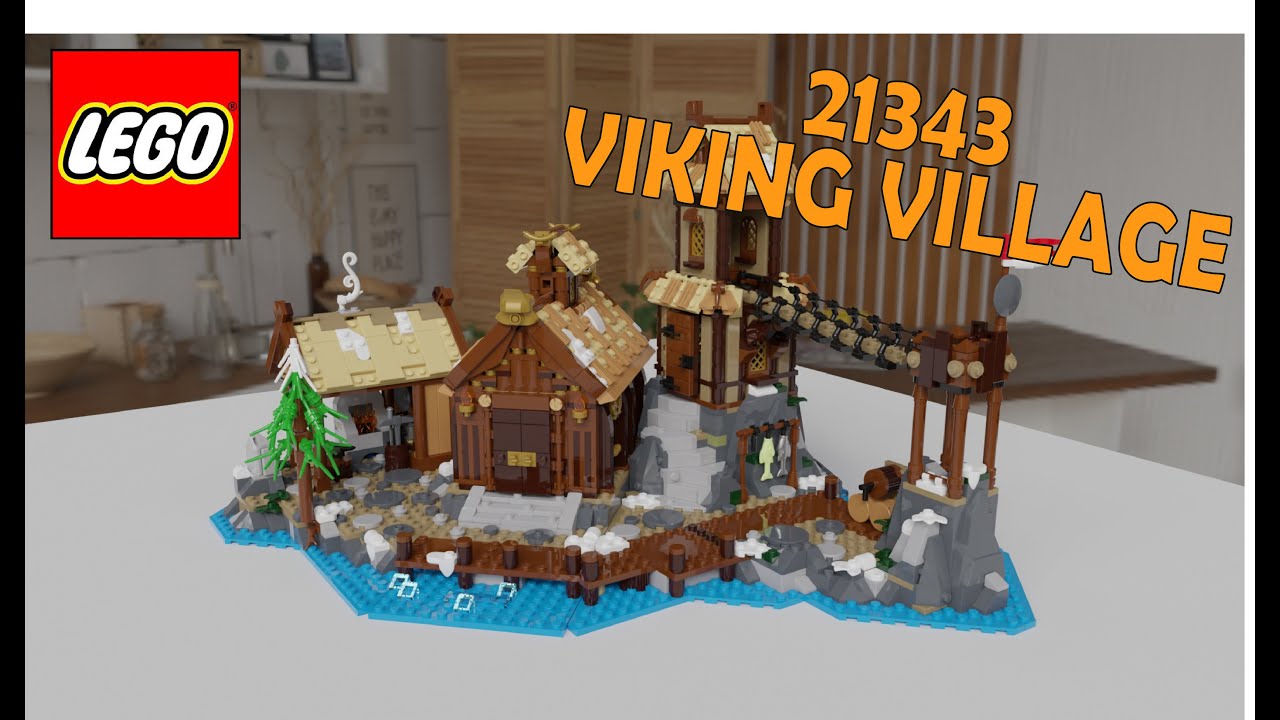 Lego Ideas - 21343 - The Viking Village - Complete Speed Build - YouTube