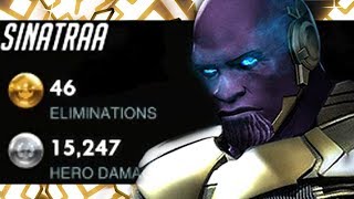 SINATRAA INSANE DOOMFIST! 46 ELIMS! [ OVERWATCH SEASON 18 TOP 500 ]