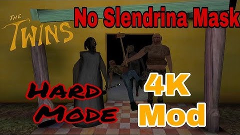 The Twins In Hard Mode With Guests Without Slendrina Mask But In 4K Mod