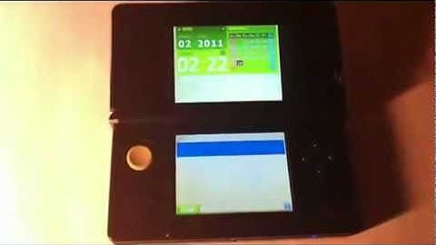 AK2I DS-flashcard running on Nintendo 3DS.