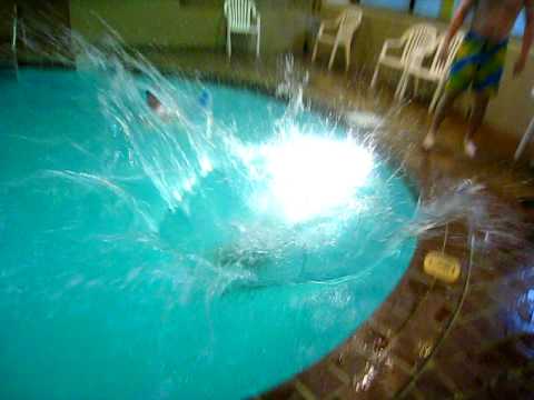 Hilarious ANka thrown in Pool! Sudbury 09