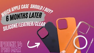 Which Apple Case Should I Buy? Silicone vs Leather vs Clear (Long Term Review for iPhone 14 Pro Max)