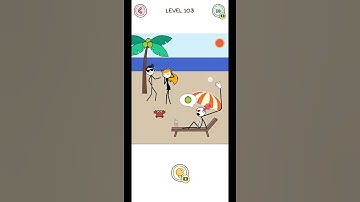 Thief Puzzle(WEEGOON)- Funny Stickman Brain Puzzle Game - Level 103