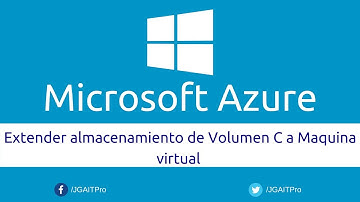 Extender almacenamiento de Volumen C a Maquina virtual en Microsoft Azure
