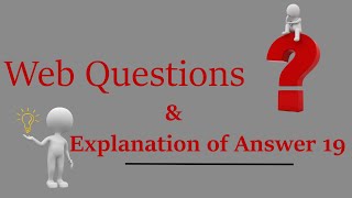 web question 19
