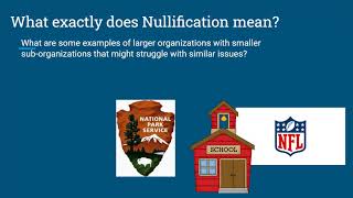 What does nullification mean?