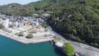 ユネスコ世界遺産『明治日本の産業革命遺産　三角西港』　空から望むドローン空撮2015年4・5月　稲葉達也