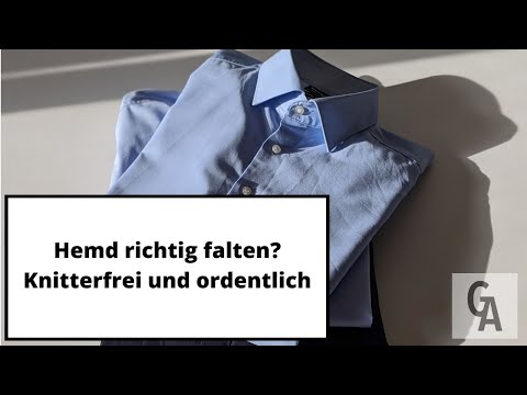 Video: 3 Möglichkeiten, Hemden zu falten