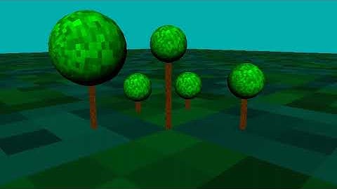 tree sphere crude informal model - threejs examples
