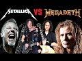 METALLICA VS MEGADETH | HETFIELD VS MUSTAINE (Guitar Riffs Battle) COVER